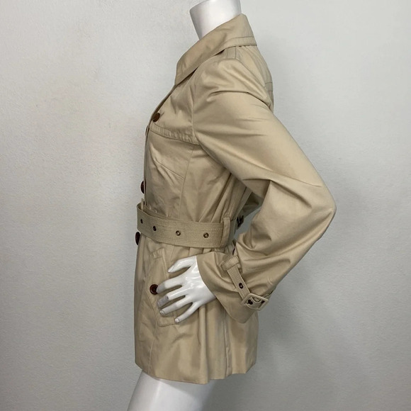 J. Crew Tan Trench Coat - Picture 5 of 10